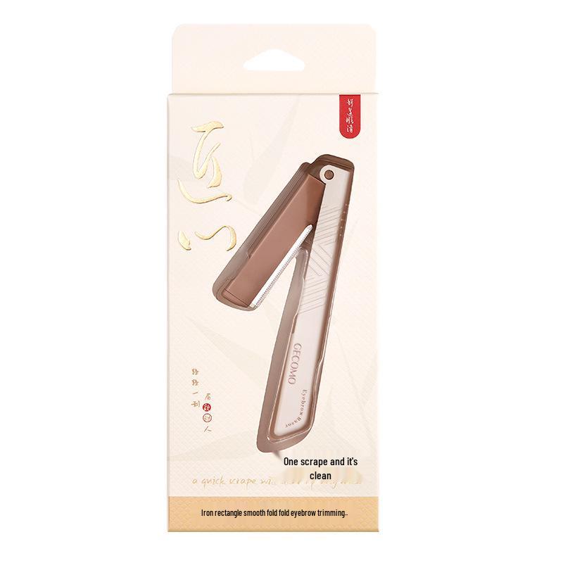 GECOMO Macro Folding Eyebrow Razor - Sharp, Safe & Gentle Beginner Beauty Tool