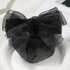 Vintage Bowknot Net Bun Snood Elegant Hair Clips Fashion Snood Hairgrips  Office