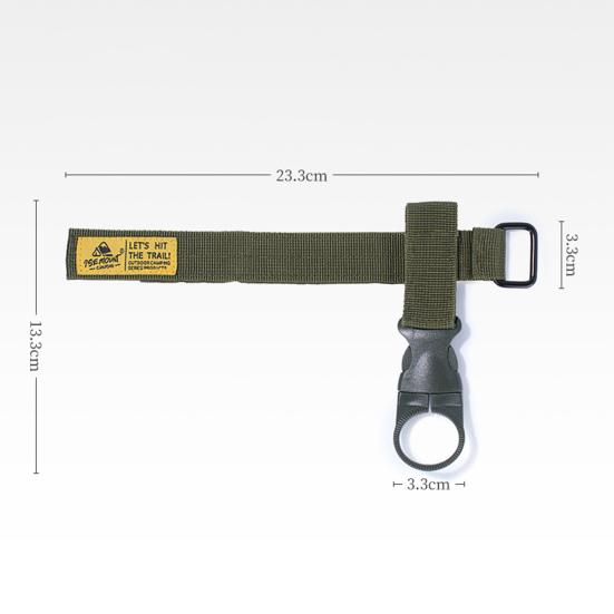 Outdoor Multi-function Glove Storage Buckle Water Bottle Holder Portable Adjustable Camping Hiking Backpack Rope Hanging