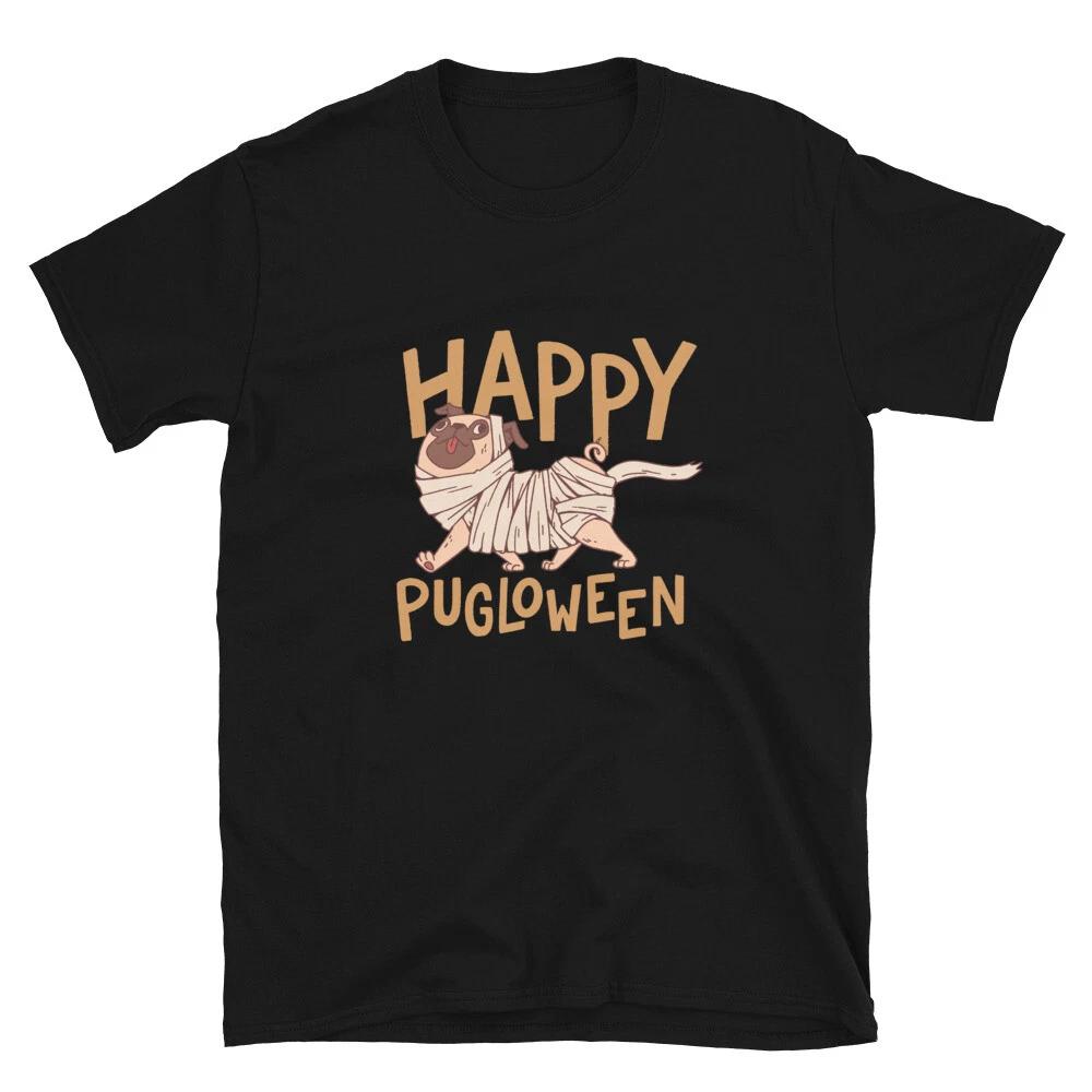 Halloween 2021 Pug Happy Pugloween Classic Style T-Shirt 2XL