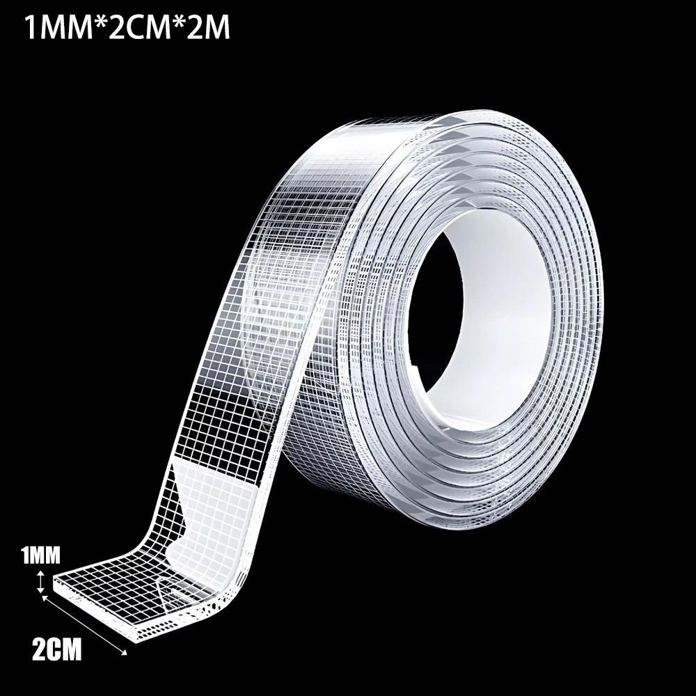 New 1/2mm Ultra-strong Double-sided Adhesive Upgraded Removable Clear Nano Tape Reusabl Waterproof Grid Adhesive Tapes