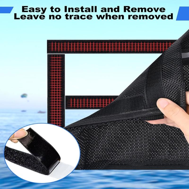 Leak Proof Marine Storage Bag With Reflective Strips And Secure Lid For Boats Gear Organization