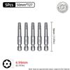 Torx Screwdriver Bit 50mm Magnetic S2 Steel 1/4'' Hex Shank Hollow Hole Security Bits T5-T40 Electric Drill Driver Hand Tools