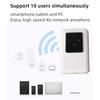 4G LTE Mobile WiFi Hotspot 10 User Connections Fast Internet Speed   Standby Time Wireless Internet Card for  
