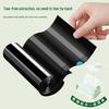 Tear-Free Drawstring Garbage Bags - Portable, Extra Thick, Self-Sealing Black Bags for Kitchen Use