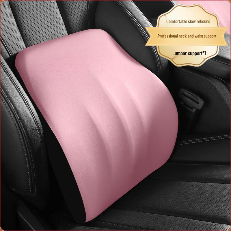 Premium Car Headrest & Lumbar Support Neck Pillow for Driver