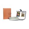 For Fujifilm Instax Wide Film Wide300 400 Camera 80 Pockets Pure Color PU Leather Photos Album Binder Photo Album Foto