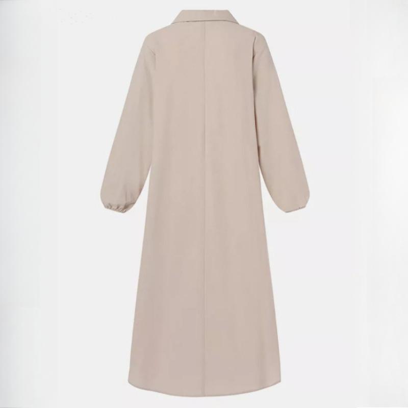 GMXIA Literary Vintage Women's Cotton and Linen Pullover Big Swing Dress