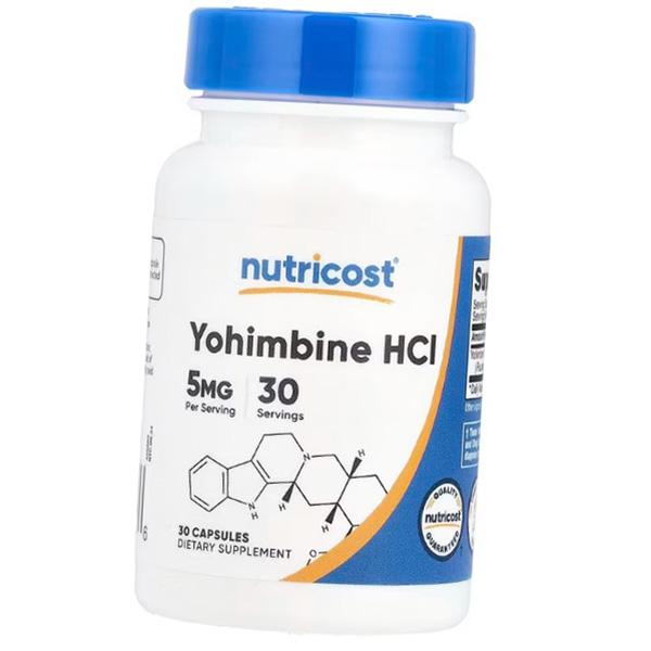 

Yohimbine Hydrochloride, Yohimbine HCI, Nutricost (08647001) 30caps