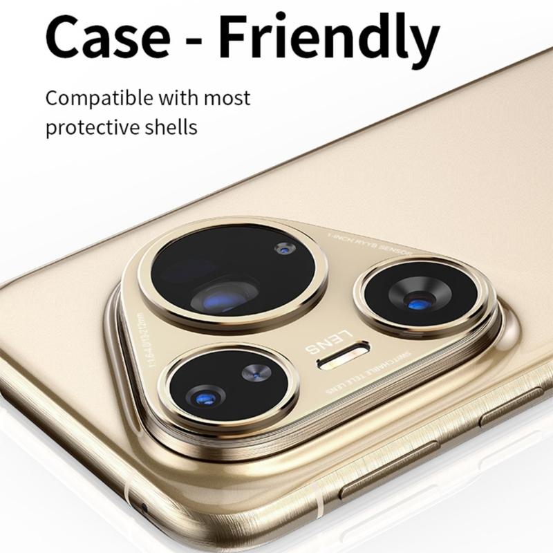 Hohe Haltbarkeit Aluminiumlegierung Ausgehöhlt Handy-Kameraobjektivabdeckung Stoßfest Mit Durchbruch-Design Für Mobile Geräte Sicherheit