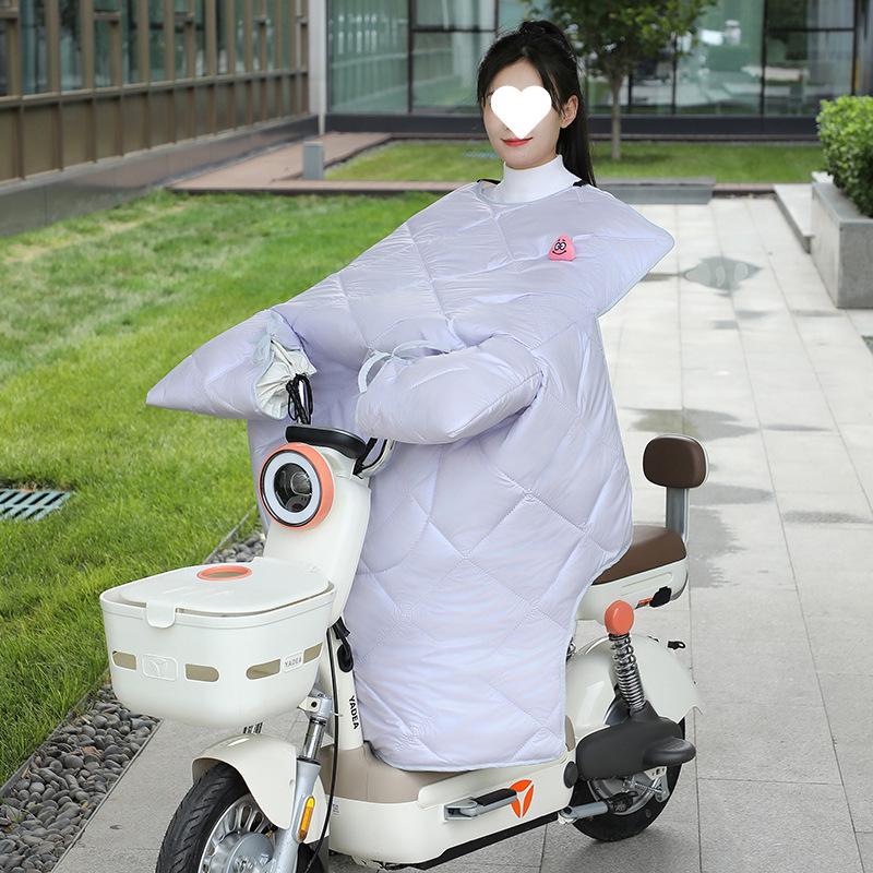 All-Season Electric Vehicle Windshield Cover: Universal Sun & Rain Protection, Waterproof, Thickened for Winter, Ideal for Motorcycles