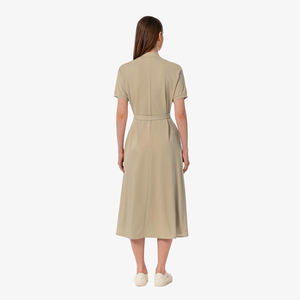 [Lacoste] Women's Diagonal Placket Polo Dress EF508E-56G02S