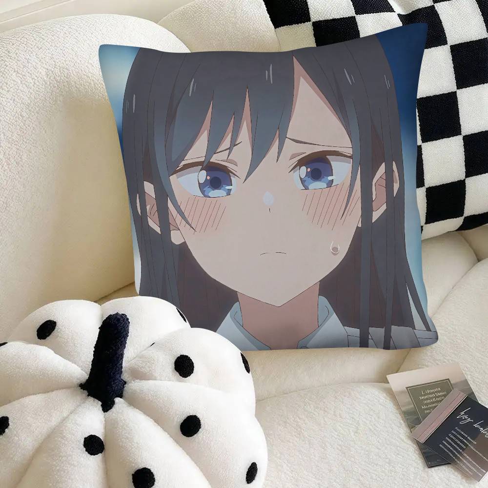 Harem Anime We Never Learn Pillow Case Fashion Square Pillowcase Bedroom Sofa Room Ins Decoration Leisure