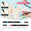 Arrtx Acrylic Marker 64 Paint Soft Fine for Plastic Handmade DIY Pens, Colors, Water-Based Pens, Tip, Point, Sheets, Fabric, Bags, Ceramics, Stone,
