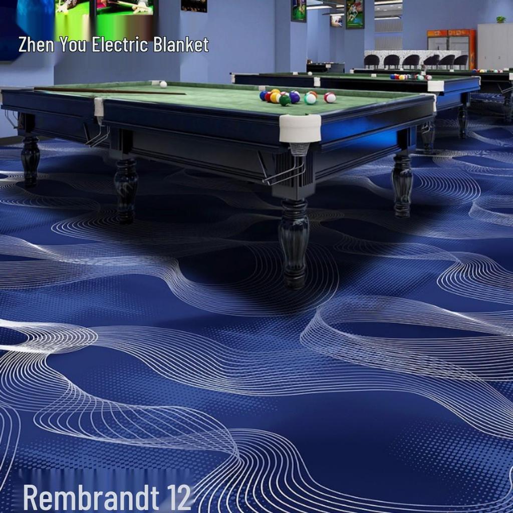 Fire-Resistant, Durable, Colorfast Billiard Room Nylon Carpet 650g