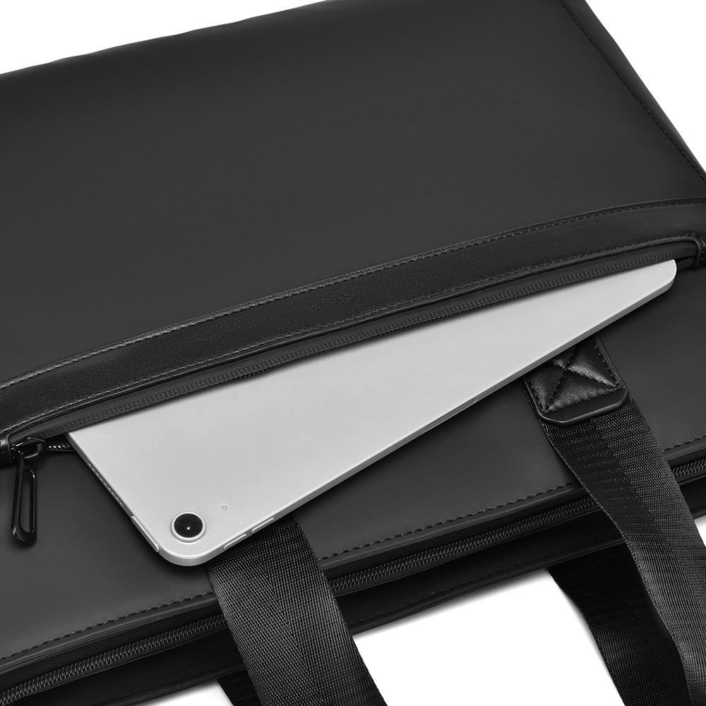 Men's Business Briefcase Large Capacity Shoulder Bag Crossbody Bag