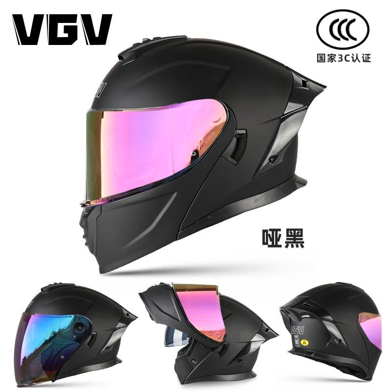 Full Face Motorcycle Helmet With Flip-Up Visor DOT CCC Certified Adult Men Breathable ABS Street Riding
