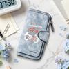 Vintage Print Long Wallet for Daily Use Stylish Portable Card Holder Purse