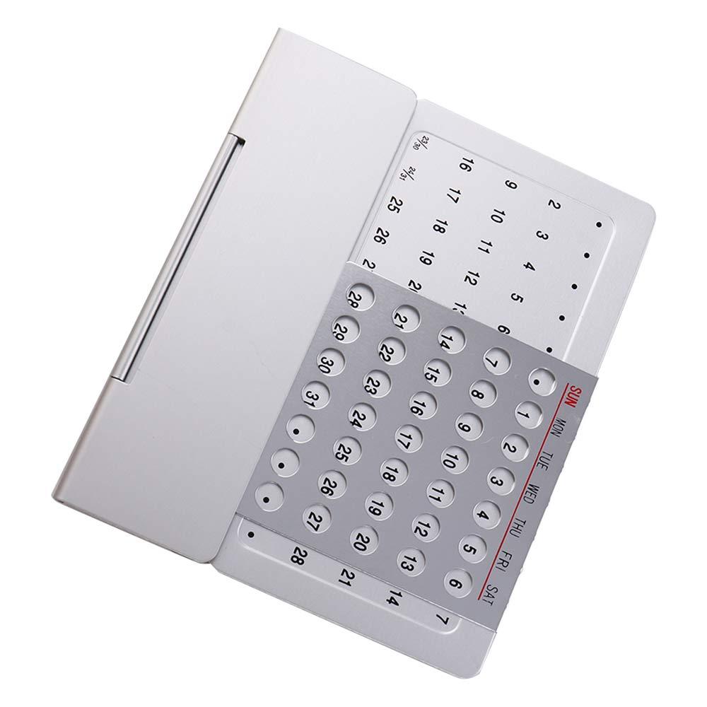 For Home English Office Supplies 100 Years Calendar Calendar Perpetual Calendar Metal Calendar