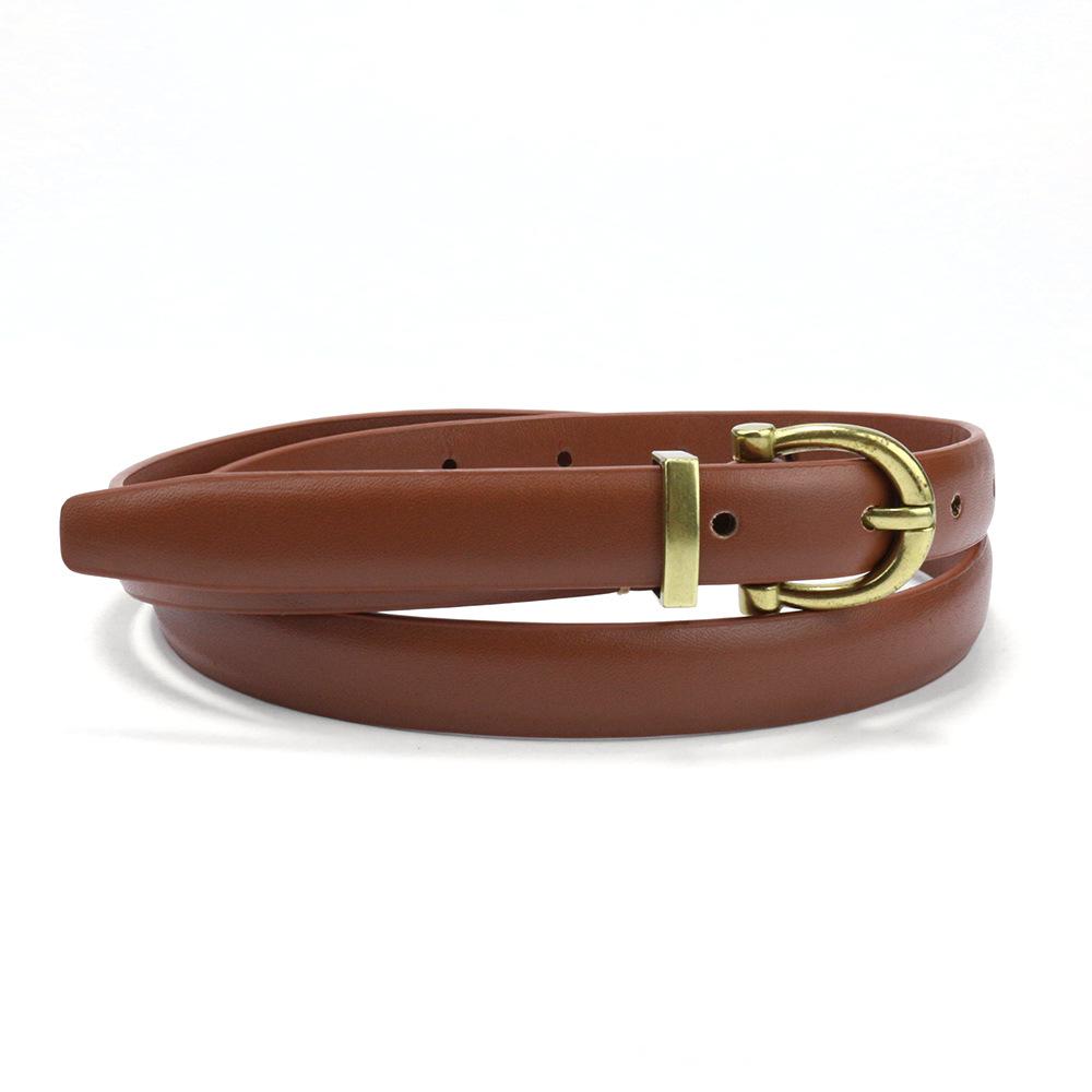 Women S Belt Jeans Belt Women S Simple Thin Decorative Student Belt 100cm