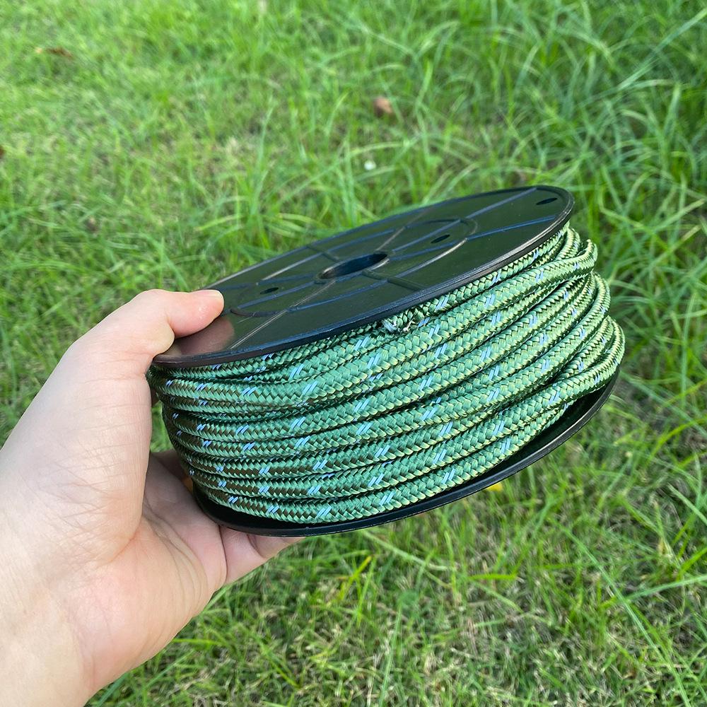 6mm x 30M Thickened Reflective Tent Rope - Portable Guy Rope for Camping