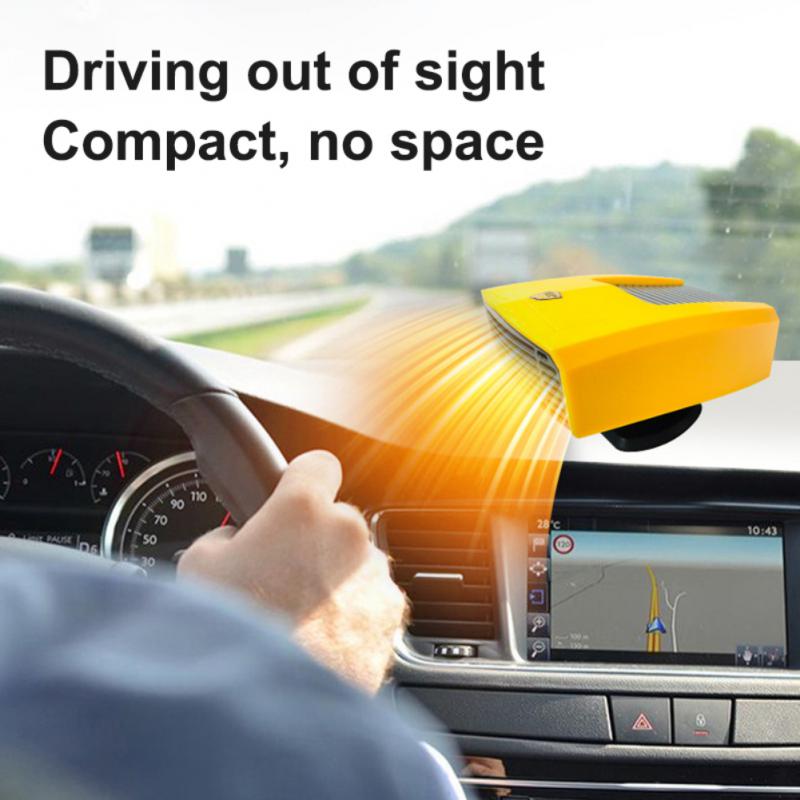 180w Car Electrica Heater 12/24v 360 ° Rotating High-temperature Resistance Auto Heating Defroster Defrosting Defogging Heater