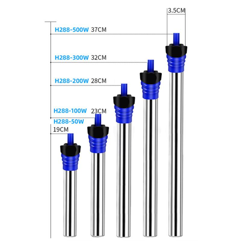 Aquarium Heizstab Wasserdichte Abdichtung Design Fisch Tank Thermostat Explosion-proof Edelstahl