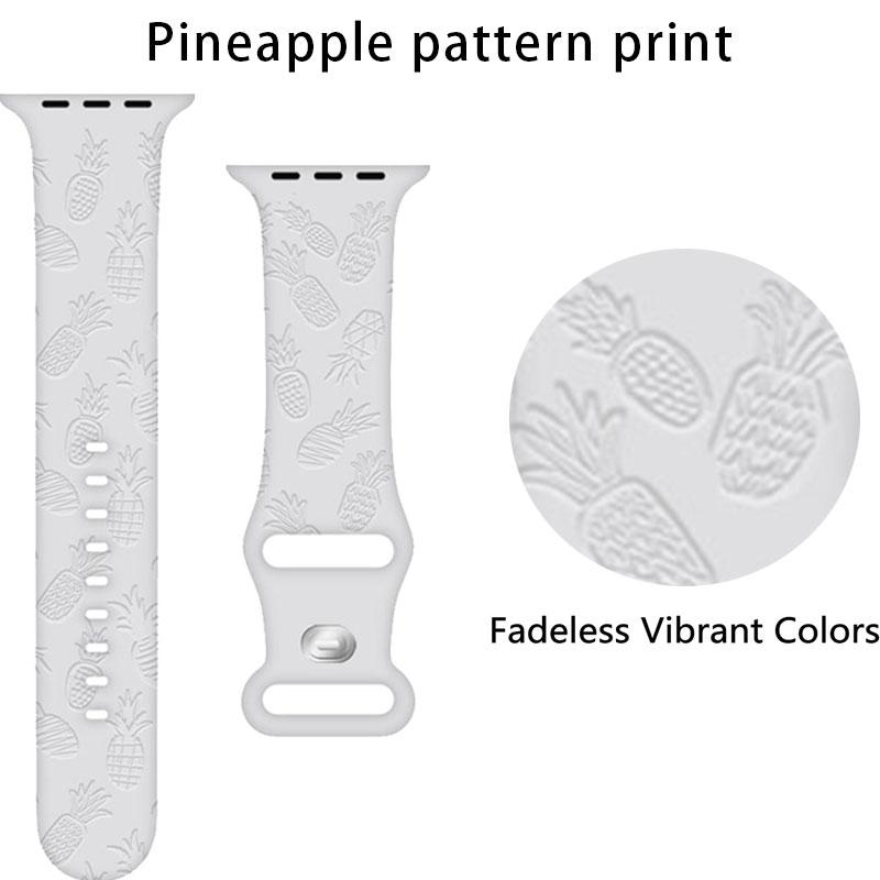 Uhrenarmband Silikonarmband für Apple Watch Armband 44mm 42mm 45mm 38mm 40mm 41mm 49mm Smartwatch Correa iWatch Serie Ultra 8 7 6 5 4 3 SE