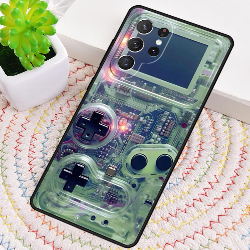 Retro Game Console TPU Phone Case For Samsung Galaxy Note 10 Pro S26 S25 S24 S23 S22 Ultra Plus S21 FE S20 Shockproof Cover