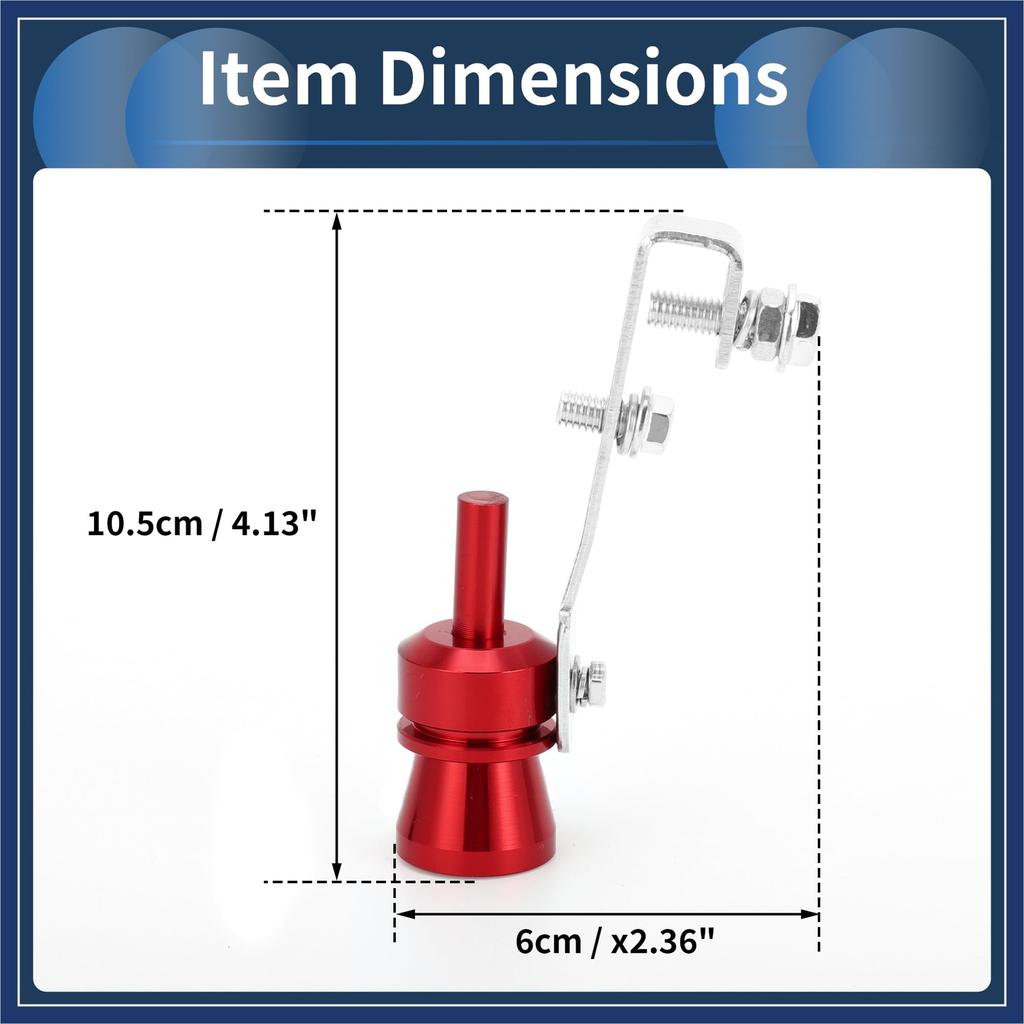 ARISELIFT Turbo Sound Muffler Whistle Sports Car Sound Reproduction Displacement