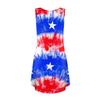 Women's Summer Casual Independence Day Printed Tank With Pockets Dresses