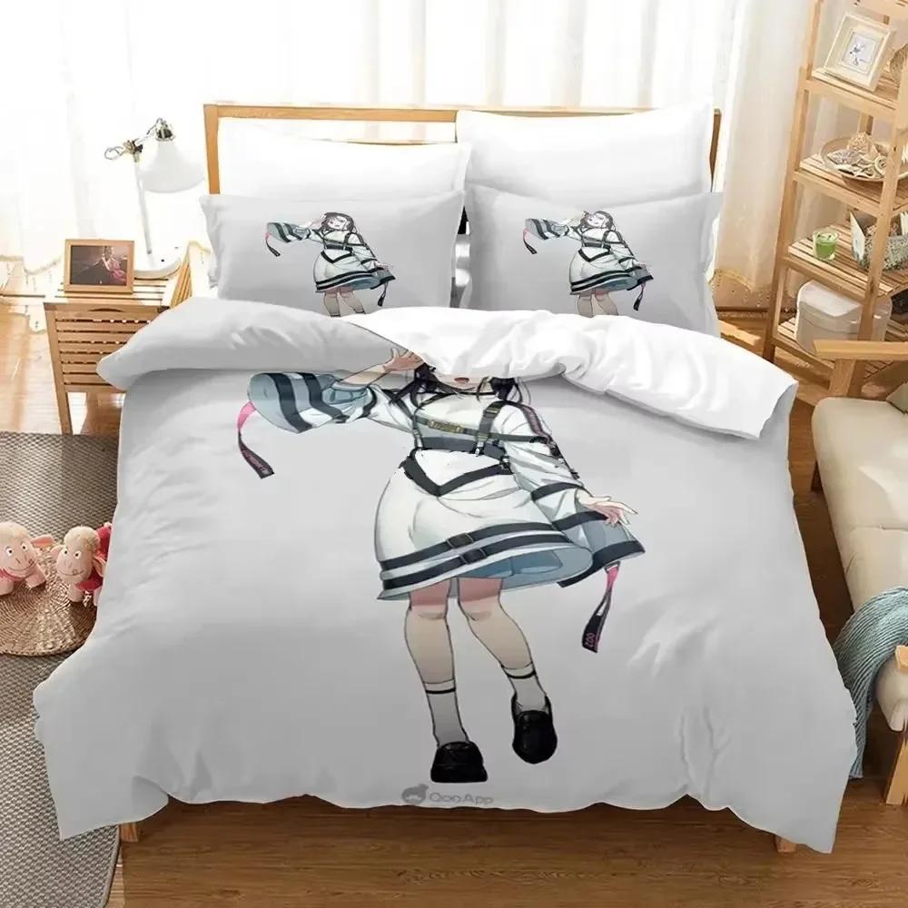 Music MILGRAM Beding Set Japan Famous Anime Soft Duvet Cover Sets Warm Comforter Bed Linen Twin Quen King Single Sized Dimensions Dropshiping Gift