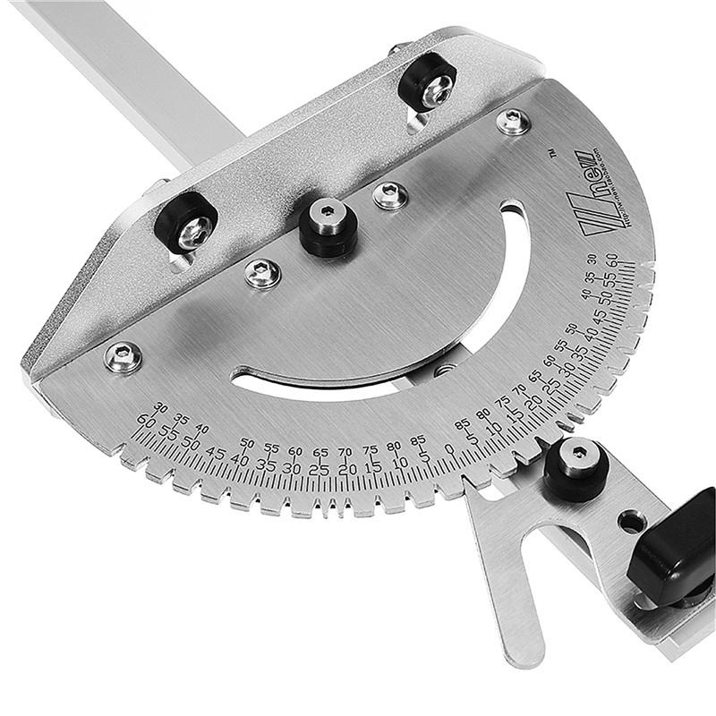 Miter Gauge Table Saw/Router Sawing Assembly Ruler for Table Saw 450mm Long Wood Working Saw Tool