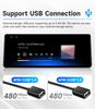 Autoradio Carplay Linux 5.4 10,25 / 12,3" pour BMW Série 5 F10 2010 - 2019 CIC NBT EVO Lecteur Multimédia Vidéo T113-i Double cœur USB
