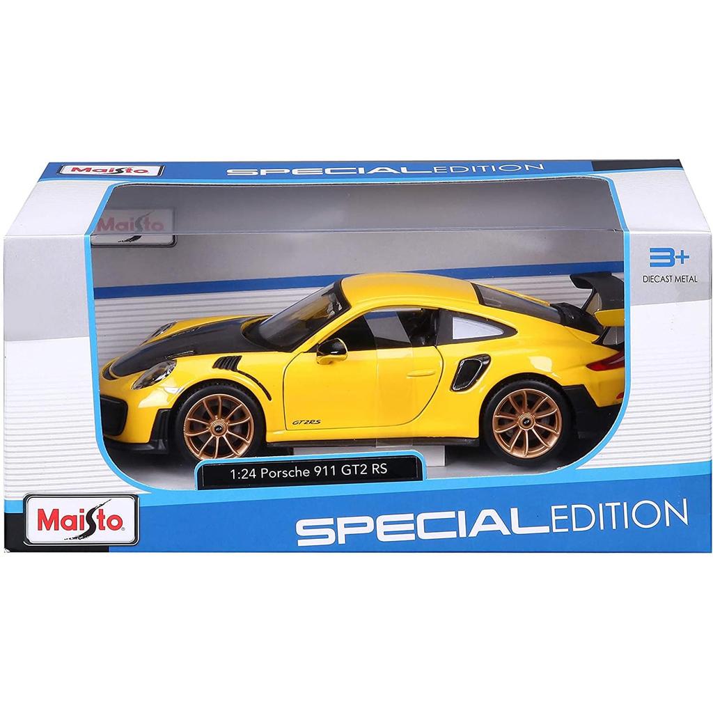 Maisto 1/24 Scale Porsche 911 GT2 RS Maisto 2018 Porsche 911 GT2 RS Race Sports Car Diecast Model