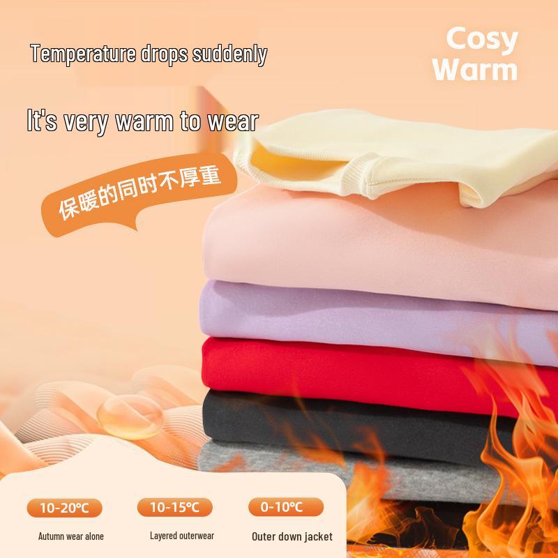 2025 Boys' Trendy Fleece-Lined Hoodie & Pants Sportswear Set for Spring & Autumn