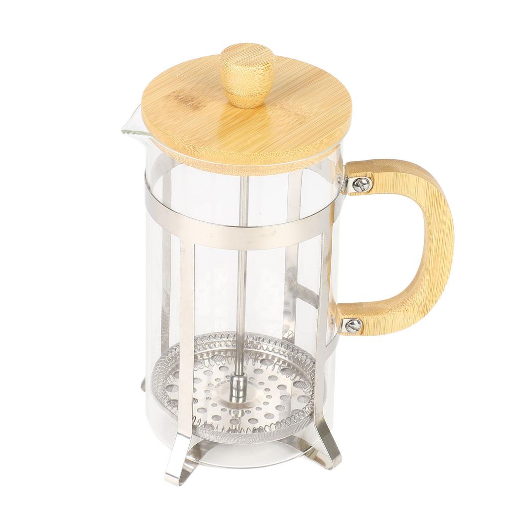 French Press Pot Professional Food Grade Heat Resistant High Borosilicate Glass Coffee Pot for Home Restaurant 1000ml