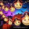 Colorful LED Halloween Ghost String Lights: Cute, Decorative Halloween Lighting