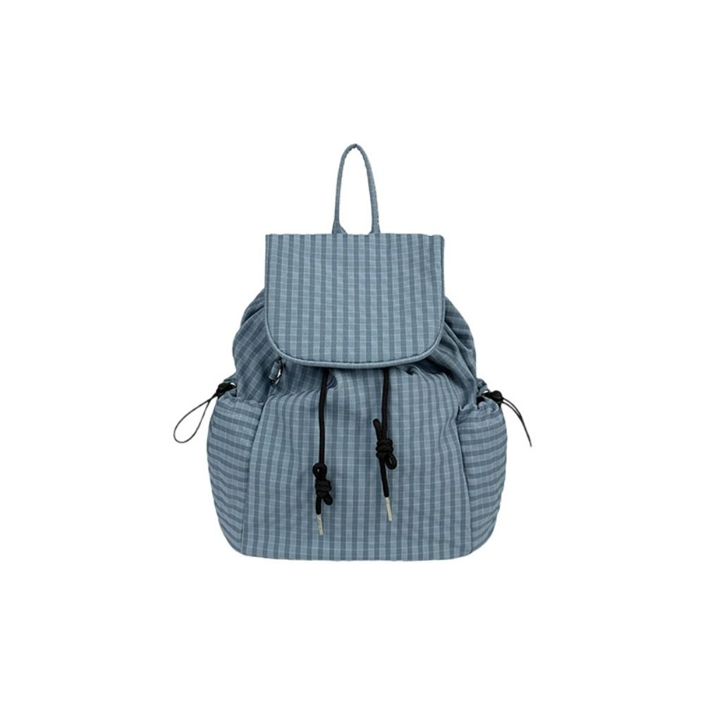 Zaini Coreani con Coulisse Borse a Spalla in Tela Pieghettate Elegante Borsa da Scuola per Studenti Viaggio