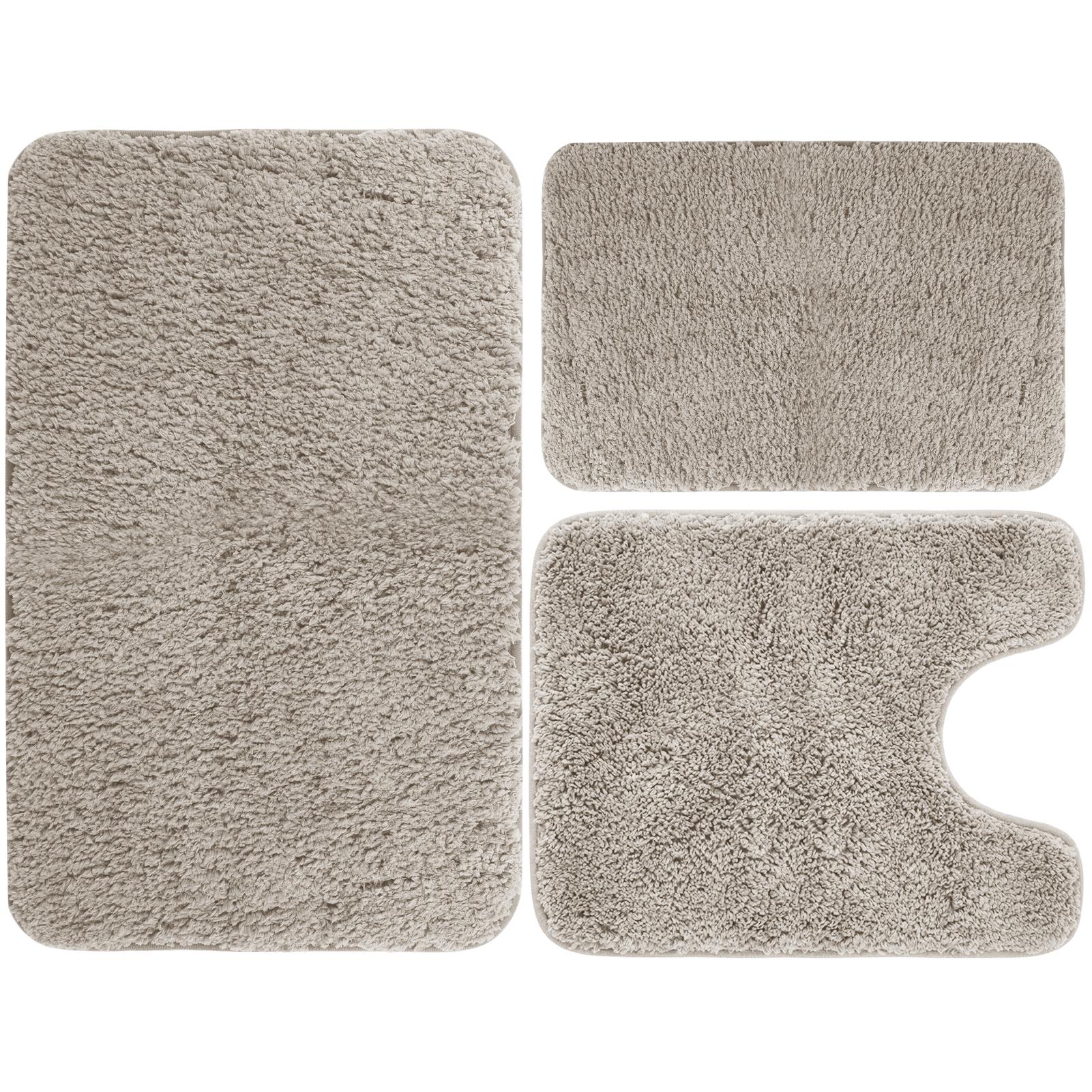 Microfibre Bath Mat 3Pcs Super Absorbent