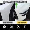 6 Stück Universal Frontstoßstangenlippe Dekoration Diffusor Splitter Finnen Karosserie Spoiler Canards Valance Kinn Auto Tuning Canard