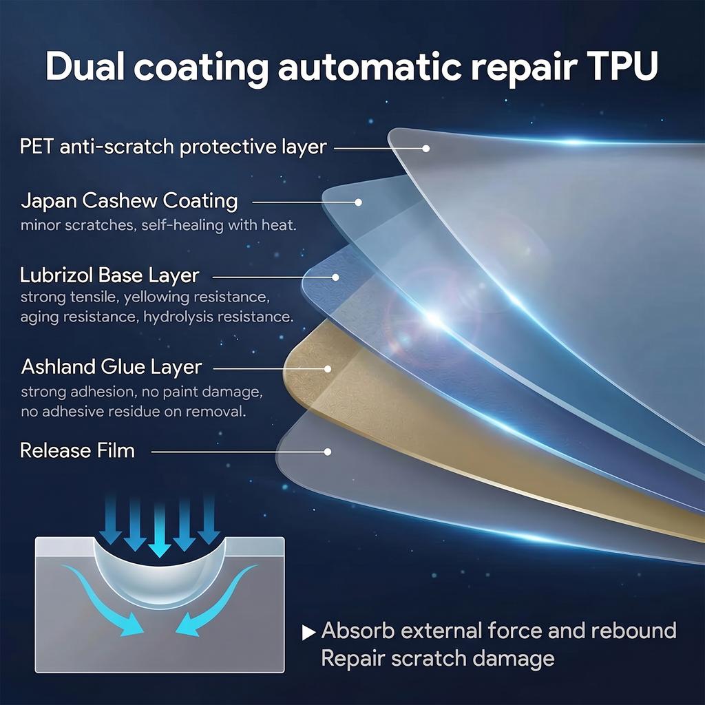 For Leapmotor B05 B10 2025-2026 Interior Transparent TPU Protective Film Center Console PPF GPS Navigation Protective FilmGood Product