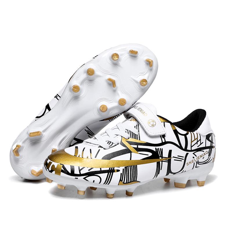 30-37 Cheap Kids Soccer Shoes Short Nails TF Long Nails Velcro AG Artificial Turf Training Youth Soccer Shoes