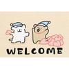 Cartoon Dog Diatom Mud Floor Mat Welcome Carpet for Living Room Entryway Non-Slip Bathroom Shower Area Footpad Kitchen Decor Rug