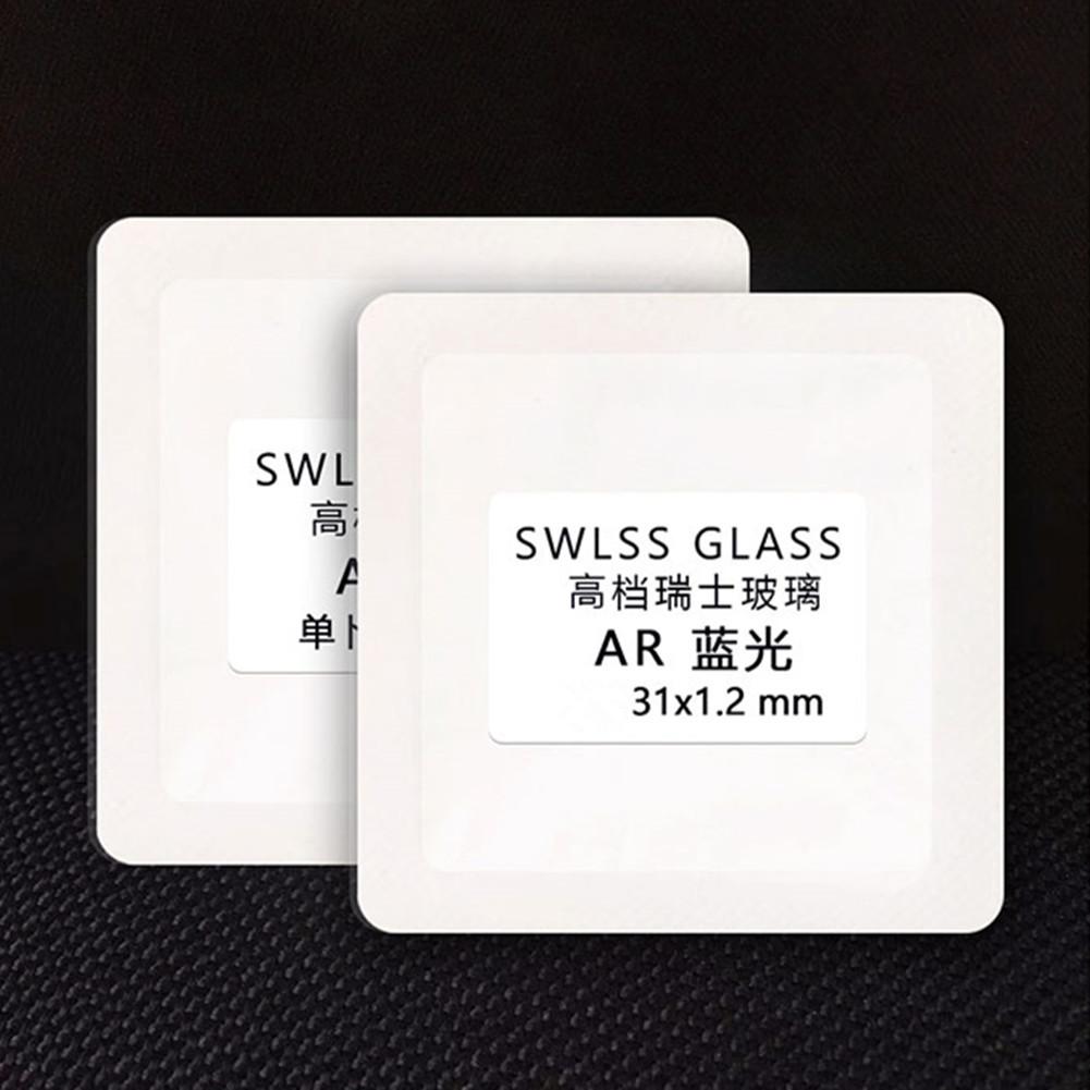 1.2mm Blue AR Coated Double Dome Mineral 33mm Watch Glass Crystal Repair Replacement Watch Accessories