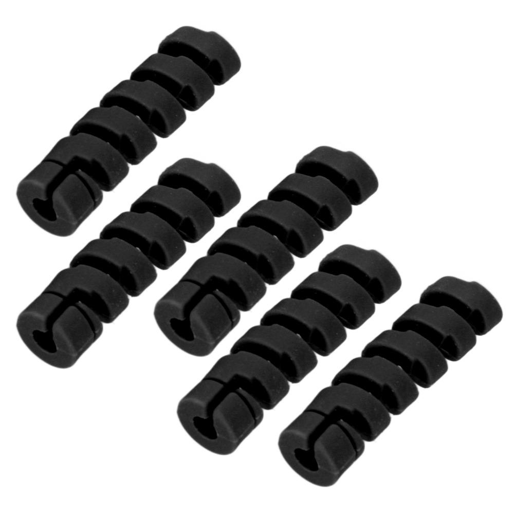 10PCS Spiral Brake Cable Protective Sleeve TPR Bicycle Brake Line Pipe Guard  for 4mm 5mm Wire Tube