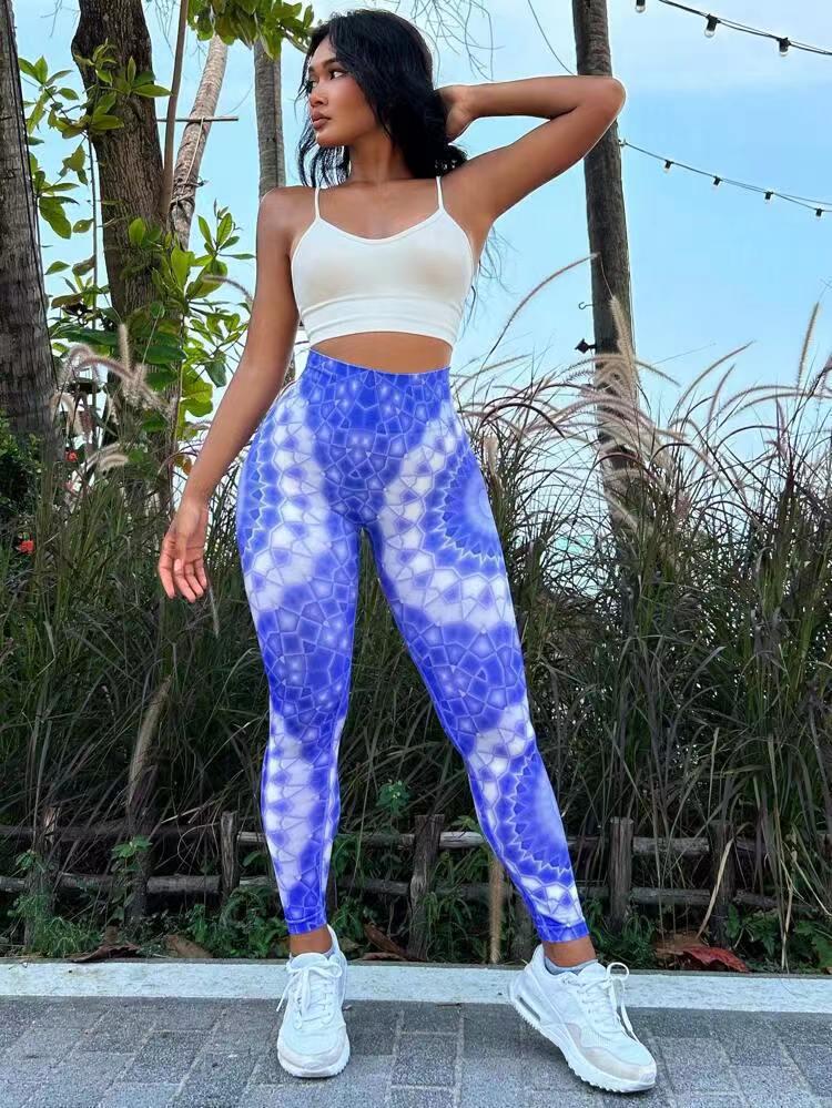 Women's High-Waisted Peach Butt Lifting Yoga Pants - Seamless, Quick-Dry, Skinny Fit