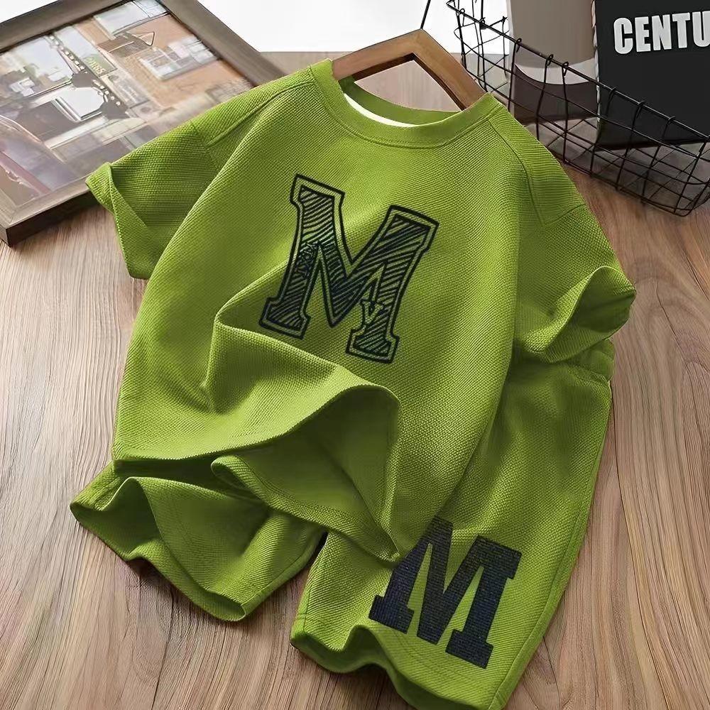 Summer Boys' Suit, Children's T-shirt, Boys' Shorts, Baju Budak Lelaki Boys' Suit, Boys' Suit