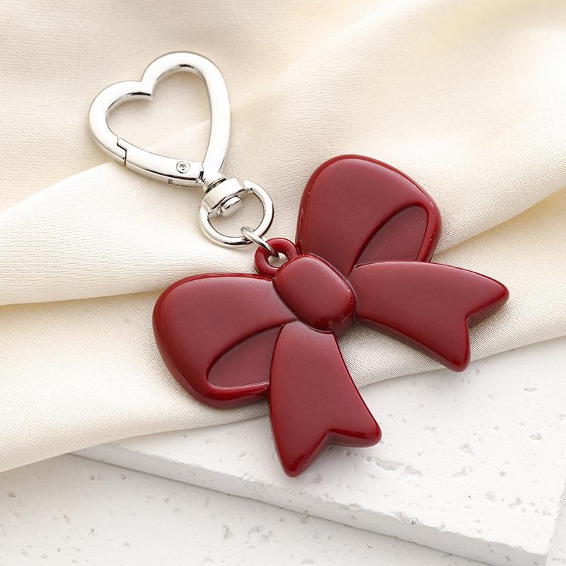 Simple Bow Keychain Bag Charm Car Keychain