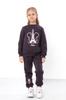 Set – Meisjes Paris Print Warm Sweatshirt & Broek, Comfortabele Pasvorm, Winter 6063-025-33-5-1 HC